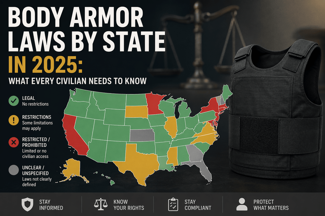 Body Armor Laws by State in 2025: What Every Civilian Needs to Know - MC Armor