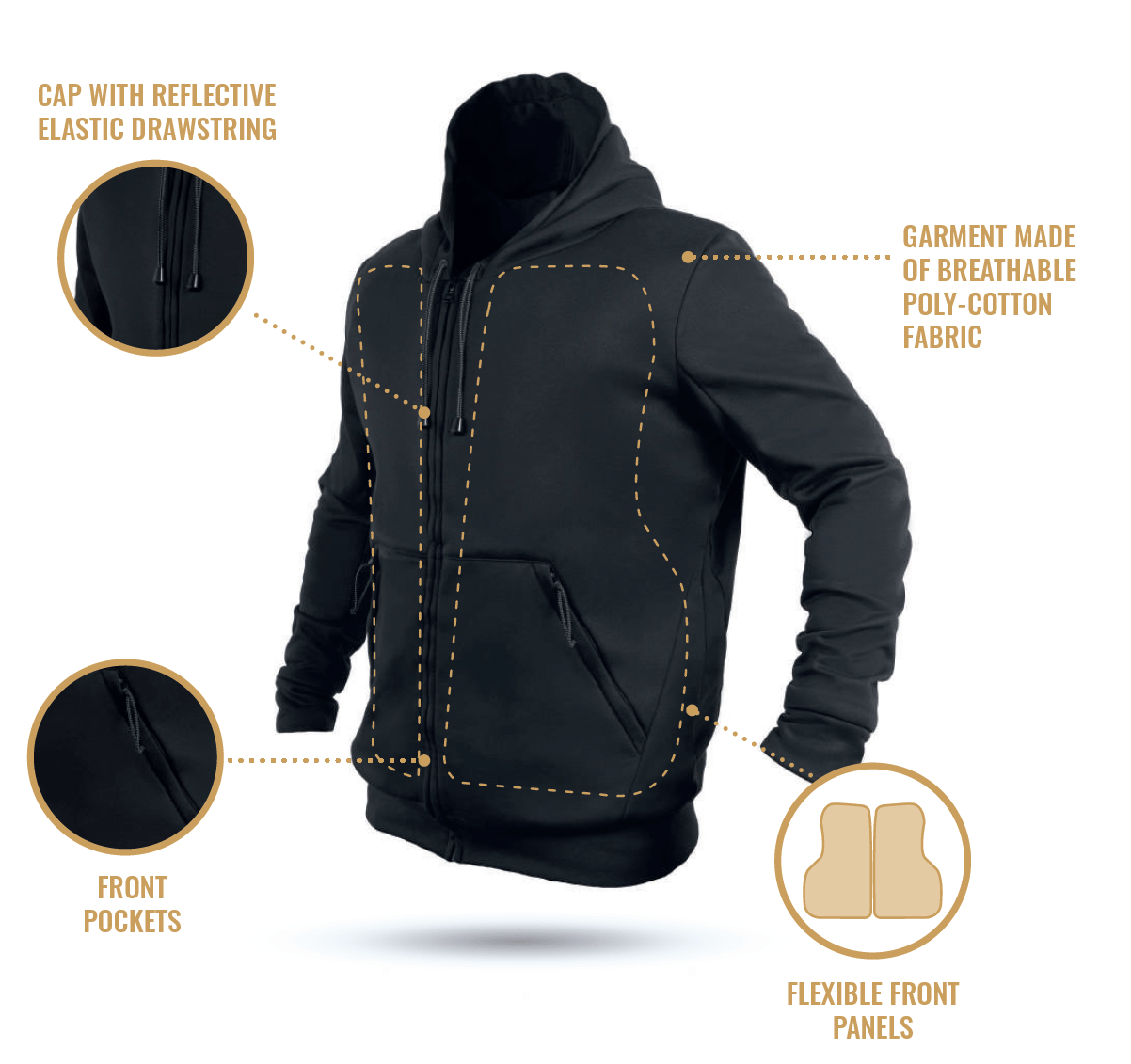 KRYPTON BULLETPROOF HOODIE - MC Armor