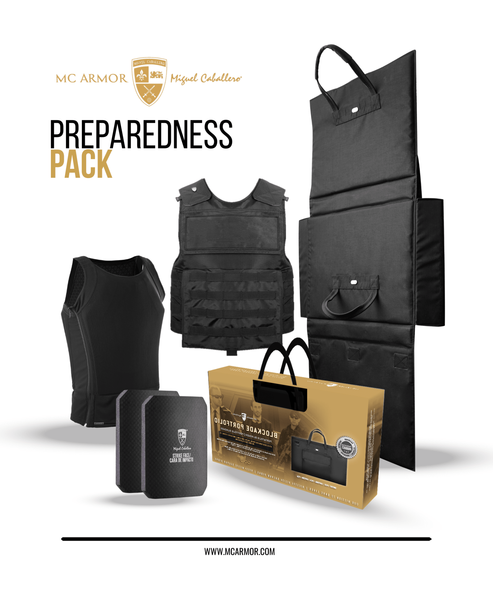 PREPARDNESS BULLETPROOF PACK - MC Armor